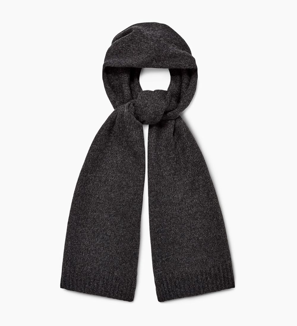 Ugg Eastwood Rib Knit - Mens Scarfs - Black - NZ (0591VEHJP)